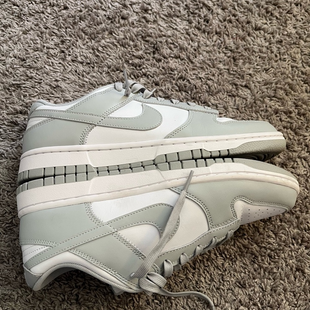Nike Dunk Low Retro (size 9, white/gray, orig. $100) with box